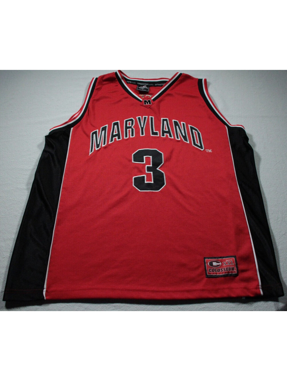 University of Maryland Terrapins Basketball Jersey XL Red
